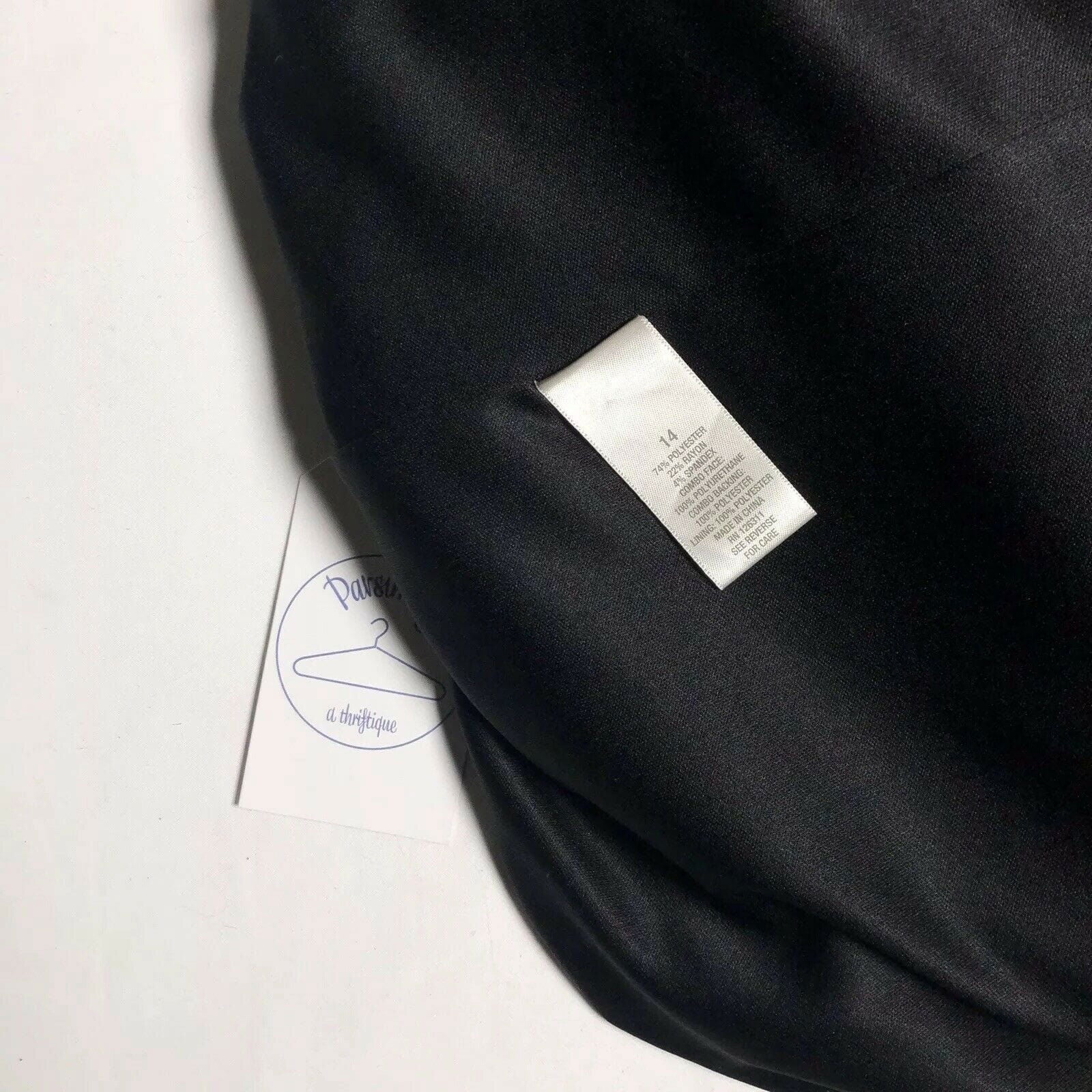 DRESSBARN | Womens Faux Leather Dress | Color: Black | Size: 14 | Pre-Owned -  | Buy at Parsimony Shoppes