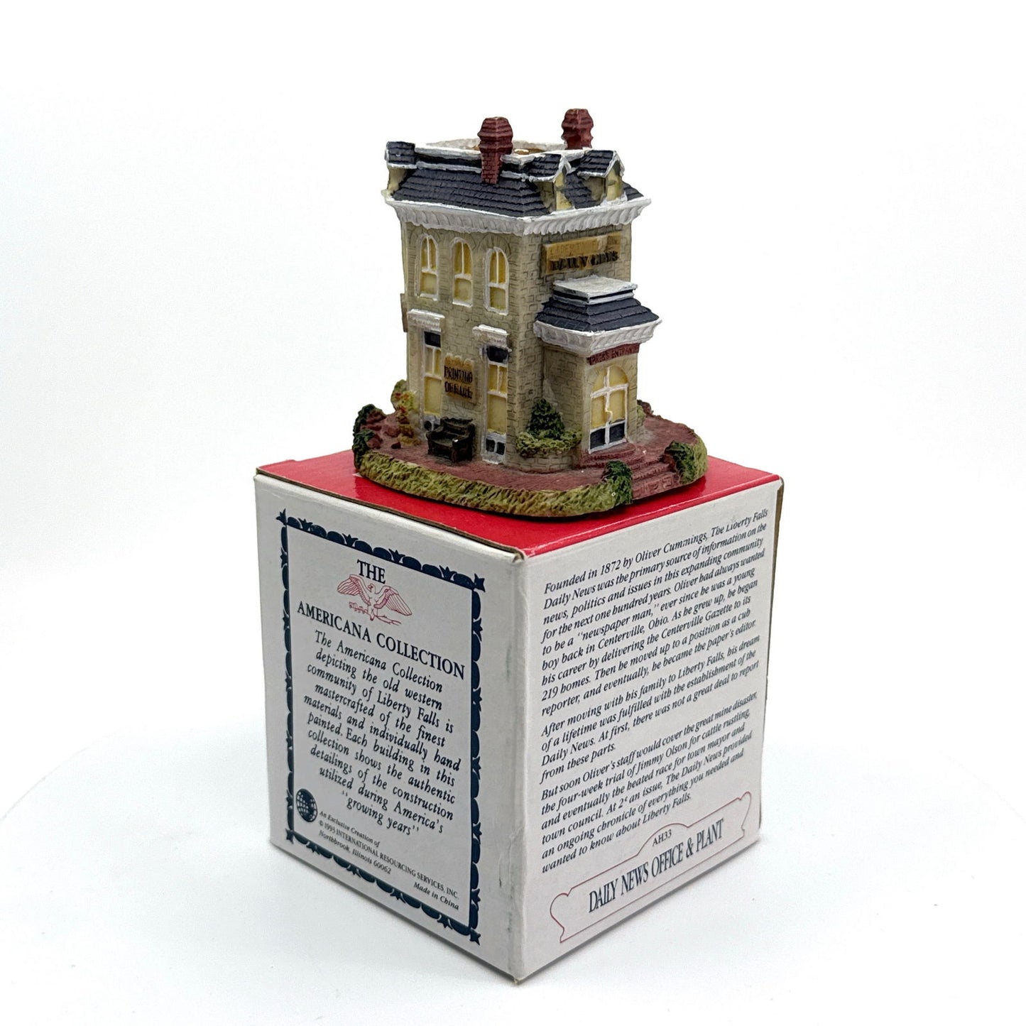 Daily News & Plant | Liberty Falls Americana Collection - AH33 | 1993 | EUC Original Box -  | Buy at Parsimony Shoppes