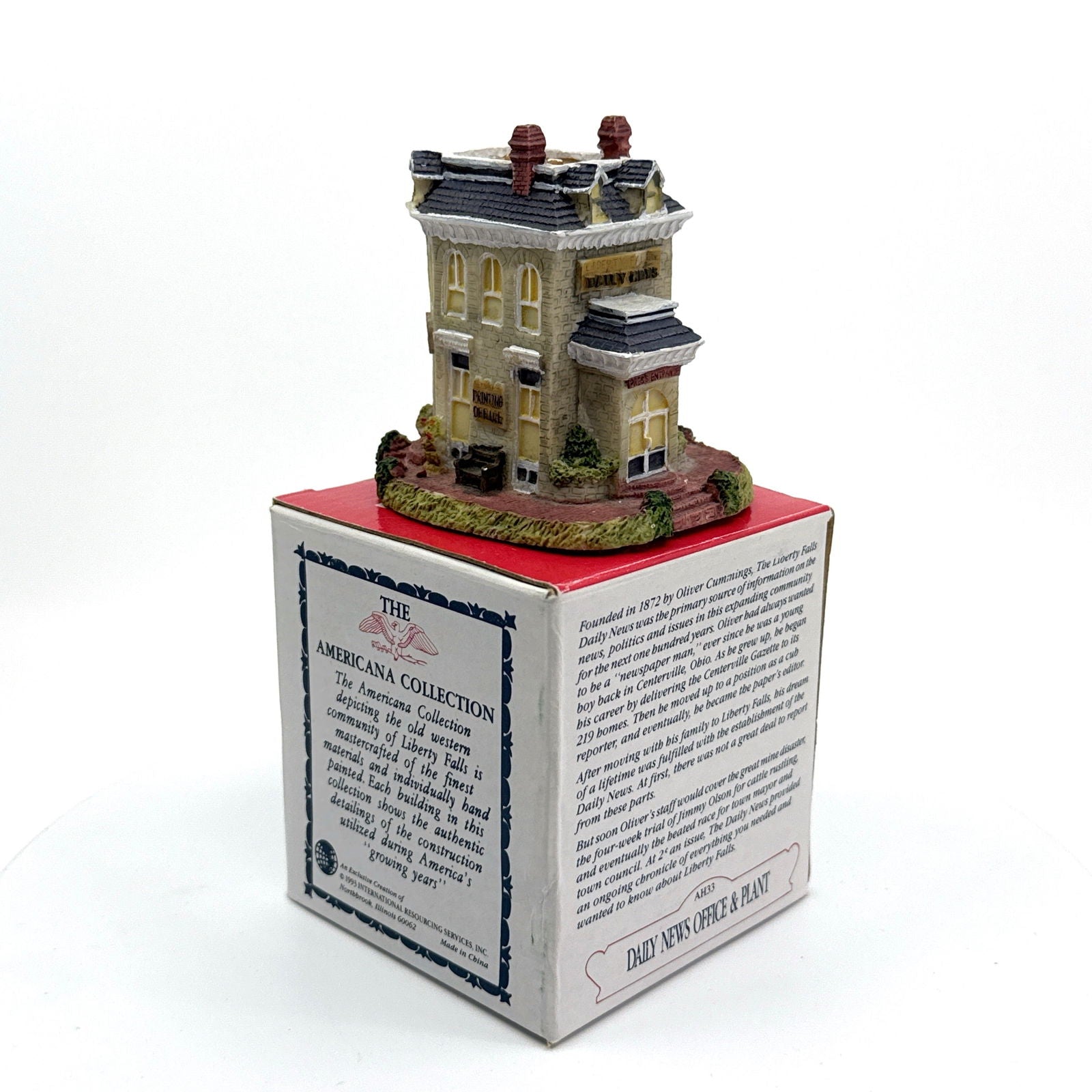 Daily News & Plant | Liberty Falls Americana Collection - AH33 | 1993 | EUC Original Box -  | Buy at Parsimony Shoppes