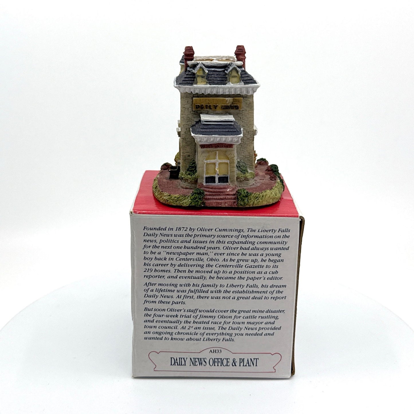 Daily News & Plant | Liberty Falls Americana Collection - AH33 | 1993 | EUC Original Box -  | Buy at Parsimony Shoppes