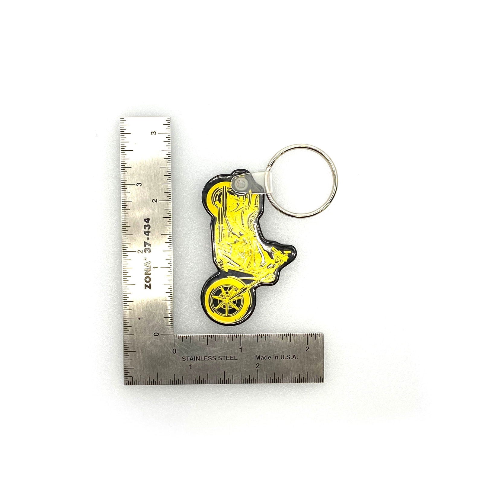 Dairyland Cycle Insurance Souvenir Keychain Key Ring Motorcycle Black Rubber -  | Buy at Parsimony Shoppes