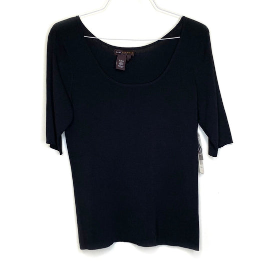 Dana Buchman Signature Womens Size L Black Reversible Sweater/Shirt ½ Sleeves NWT -  | Buy at Parsimony Shoppes