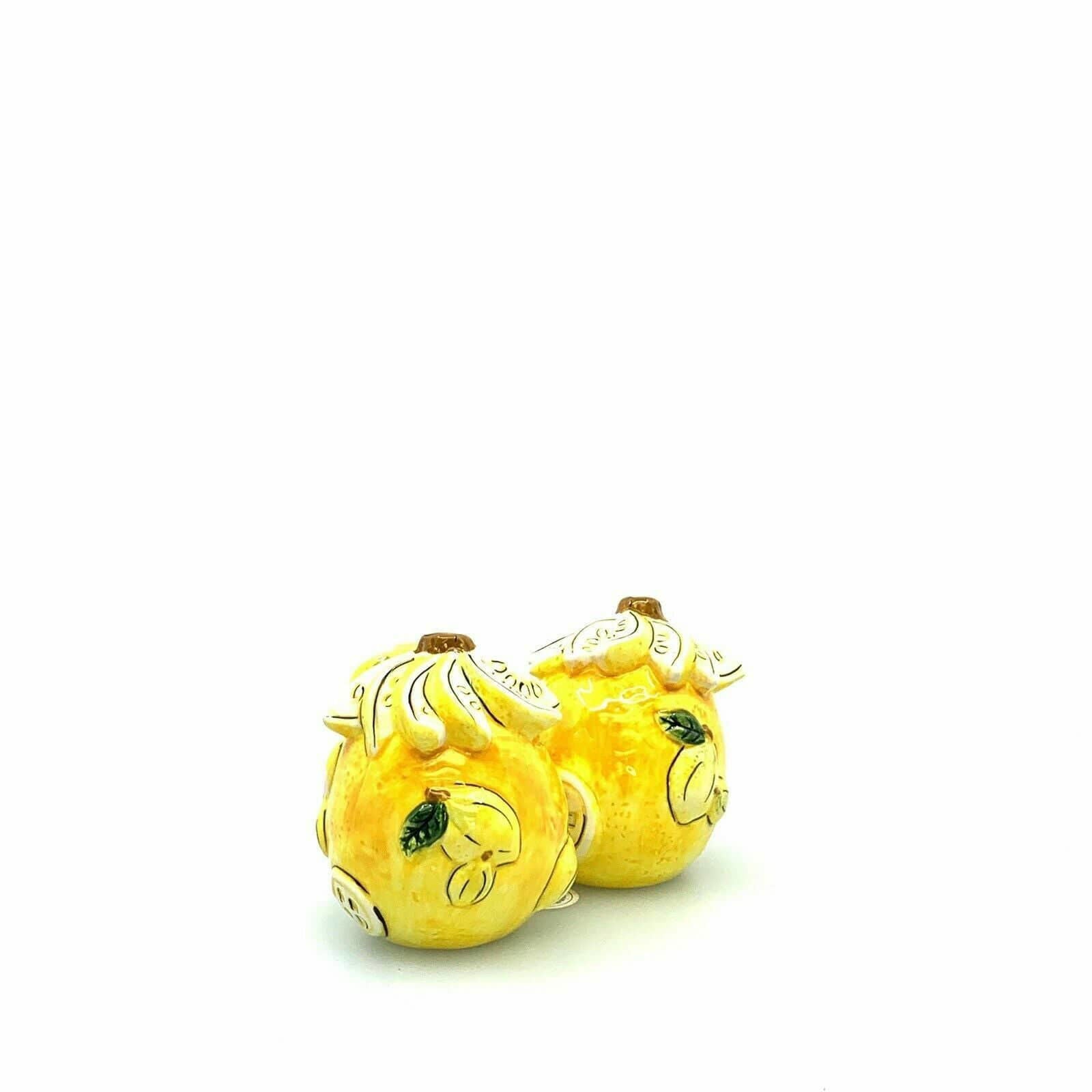 Dantes Design Group Lemon Candle House Salt Pepper Shakers Set Pair Ceramic -  | Buy at Parsimony Shoppes