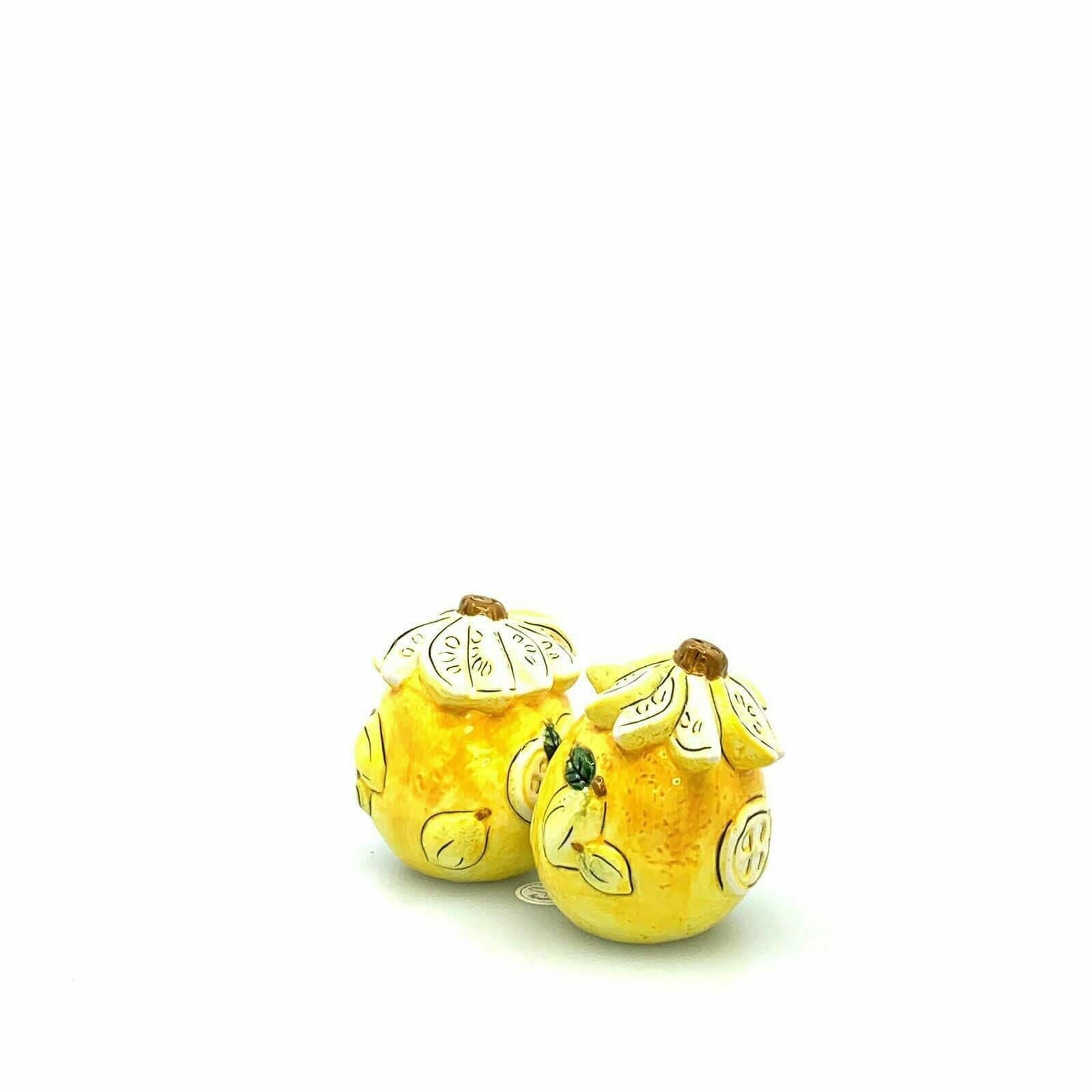 Dantes Design Group Lemon Candle House Salt Pepper Shakers Set Pair Ceramic -  | Buy at Parsimony Shoppes