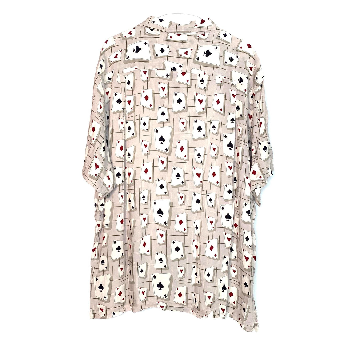 Denver Hayes Mens Playing Cards Lounge Club Shirt | Beige | Size XL | Pre-Owned -  | Buy at Parsimony Shoppes