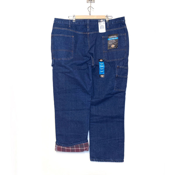 Flannel Lined Carpenter Jeans for Men Relaxed Fit Blue Denim Parsimony Shoppes