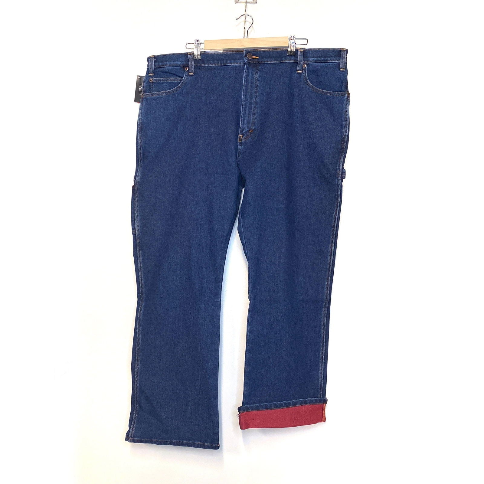 Dickies flannel lined carpenter jeans discount