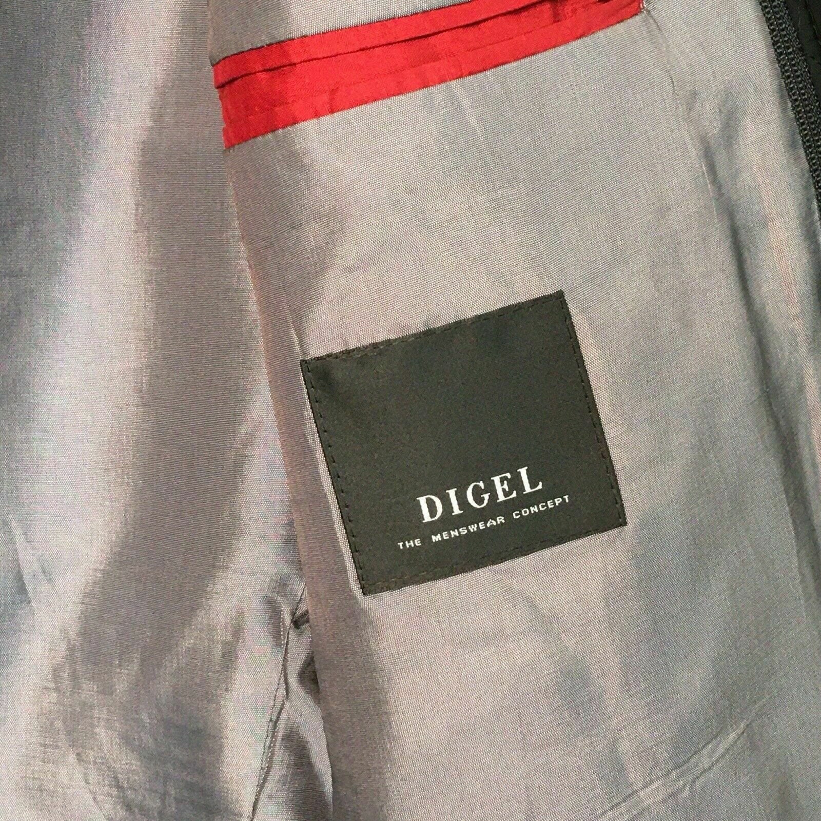 Digel Mens Wool Sport Coat Size XL Charcoal Gray with Zipout Liner -  | Buy at Parsimony Shoppes