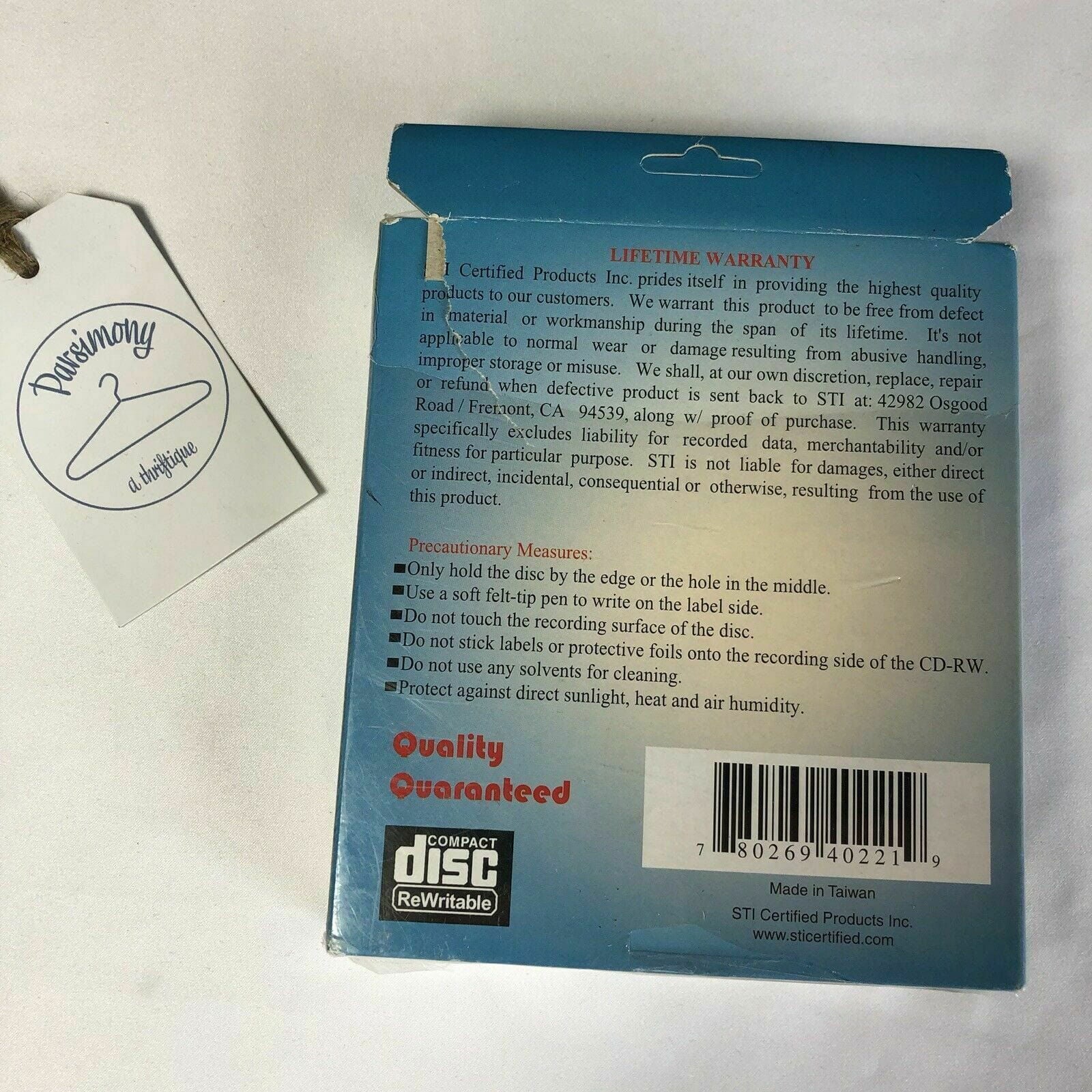 DigitalMedia 5 Pk CD-RW Compact Disc Rewritable 650MB 74 Min Multi Speed To 4X -  | Buy at Parsimony Shoppes