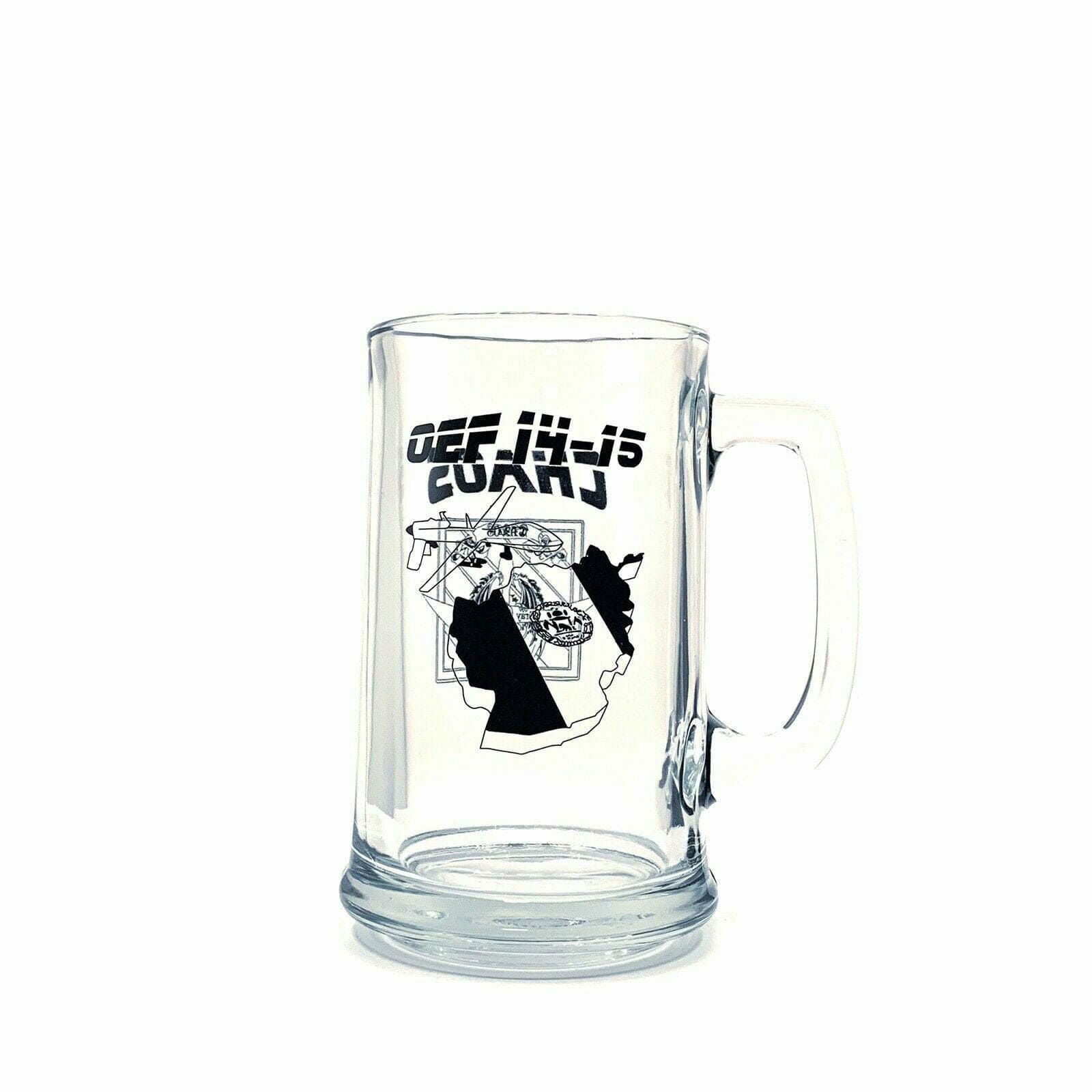 Distinguished Operation Enduring Freedom CHAOS Gray Eagle OEF 14-15 Clear Glass Mug -  | Buy at Parsimony Shoppes