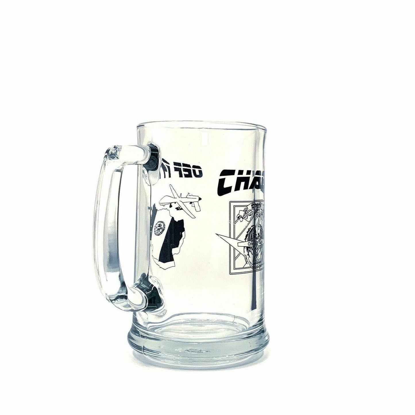 Distinguished Operation Enduring Freedom CHAOS Gray Eagle OEF 14-15 Clear Glass Mug -  | Buy at Parsimony Shoppes