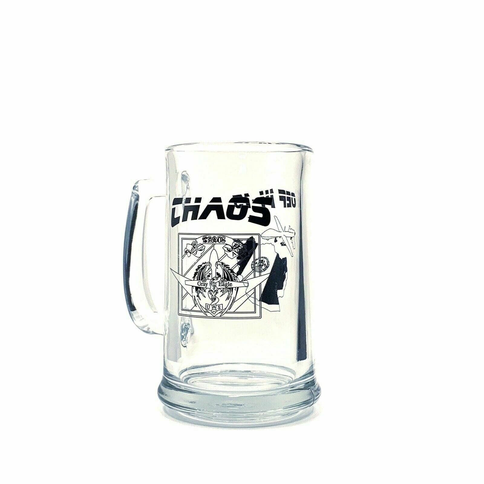 Distinguished Operation Enduring Freedom CHAOS Gray Eagle OEF 14-15 Clear Glass Mug -  | Buy at Parsimony Shoppes