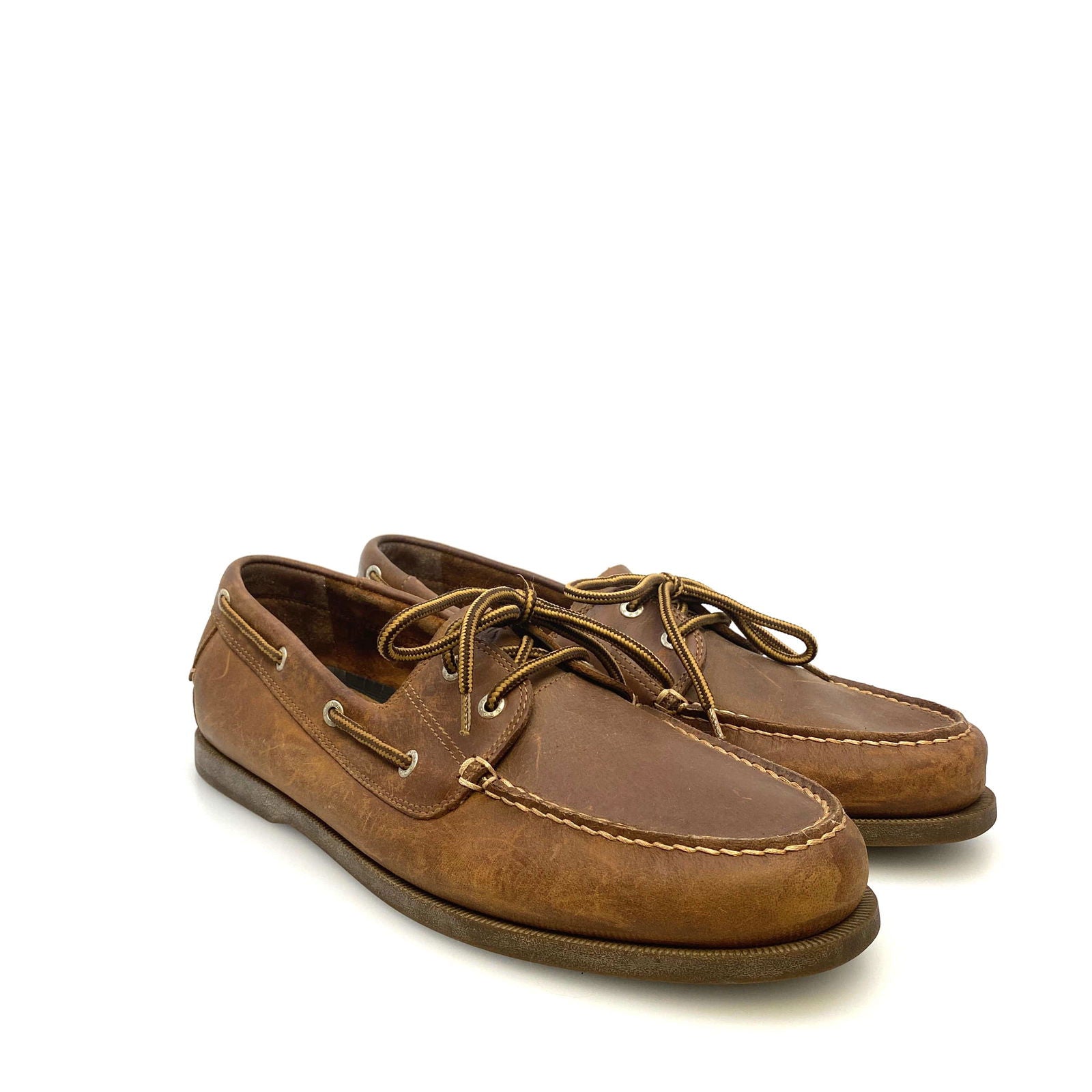 Dockers Mens Size 13m Brown Leather Castaway Lace-Up Boat Shoes -  | Buy at Parsimony Shoppes
