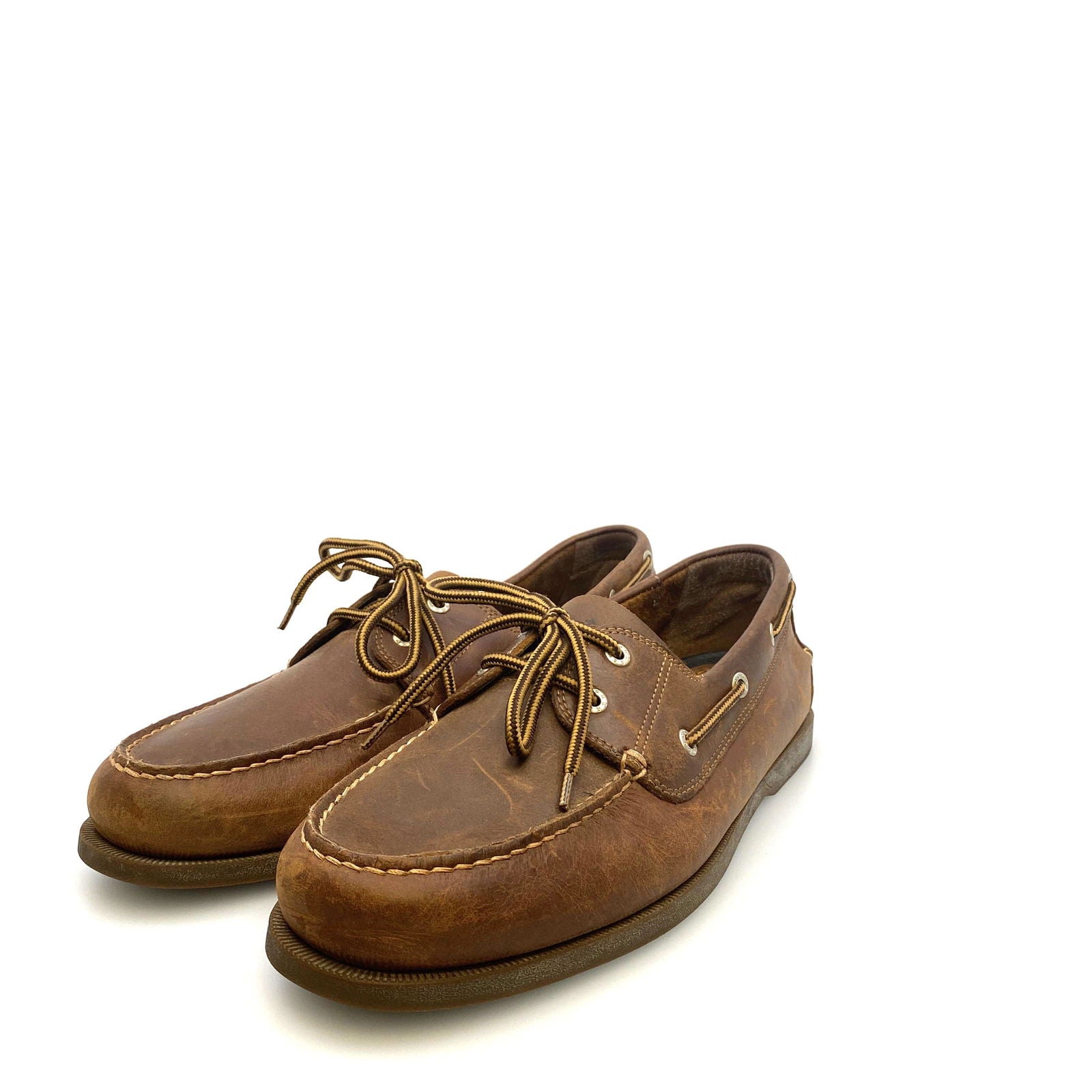 Dockers Mens Size 13m Brown Leather Castaway Lace-Up Boat Shoes -  | Buy at Parsimony Shoppes