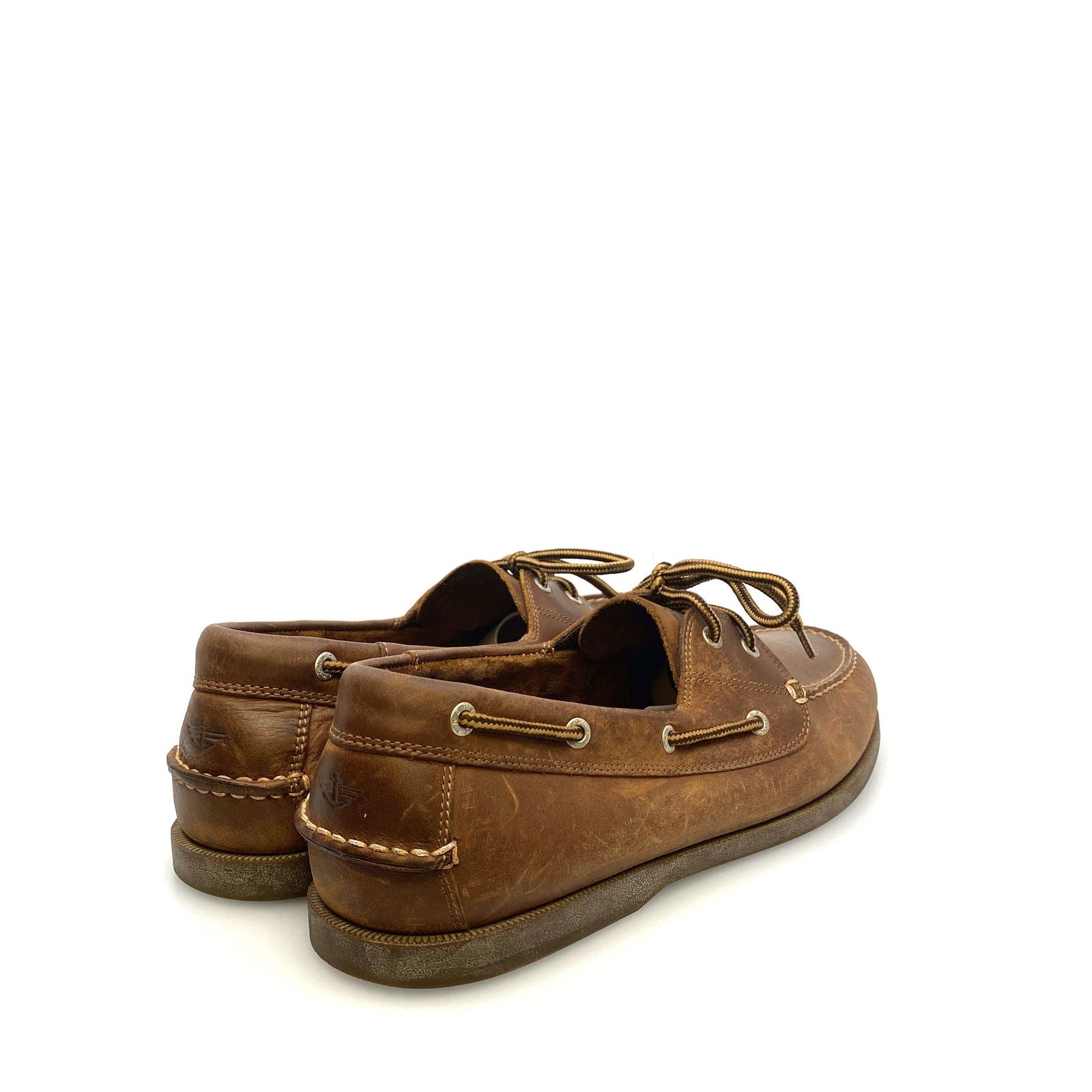 Dockers Mens Size 13m Brown Leather Castaway Lace-Up Boat Shoes -  | Buy at Parsimony Shoppes