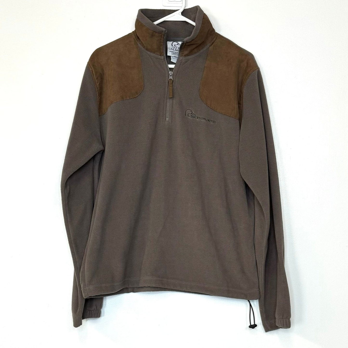 Ducks Unlimited | Mens Fleece Quarter-Zip Pullover | Color: Brown | Size: M | Pre-Owned -  | Buy at Parsimony Shoppes