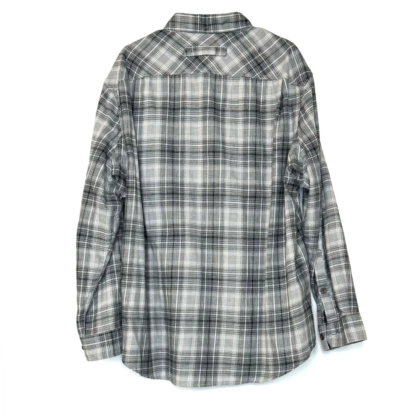 Duluth | Mens Plaid Flannel Work Shirt | Color: Gray | Size: XL | Pre-Owned -  | Buy at Parsimony Shoppes