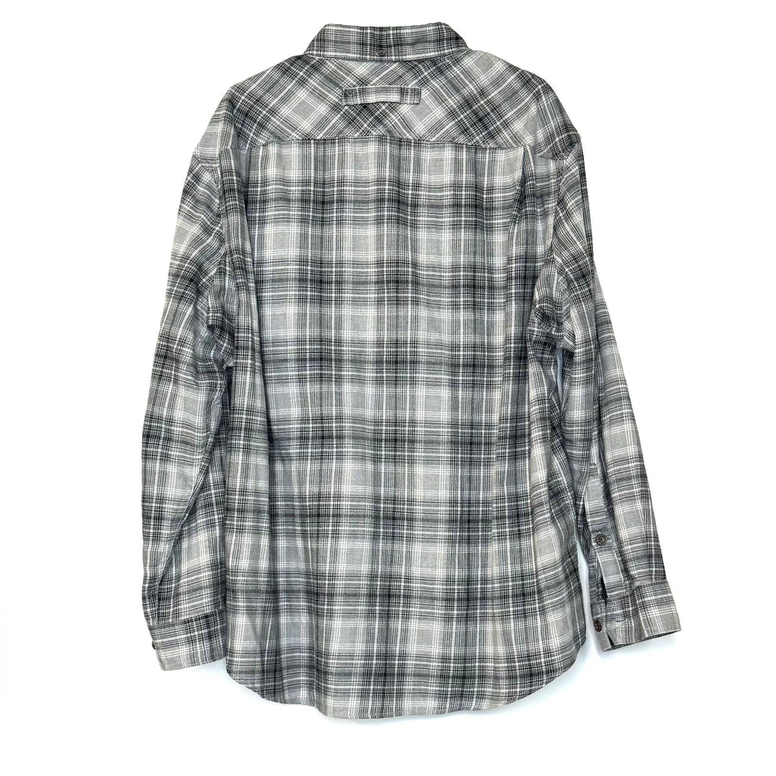 Duluth | Mens Plaid Flannel Work Shirt | Color: Gray | Size: XL | Pre-Owned -  | Buy at Parsimony Shoppes