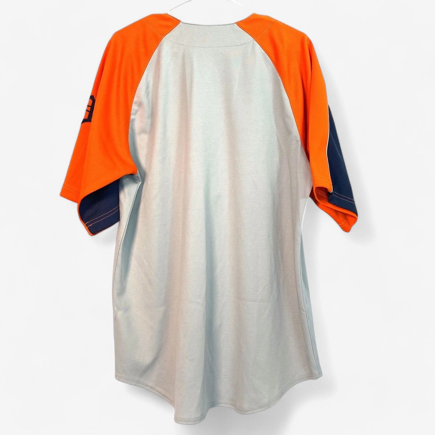 Dynasty Men's Detroit Tigers Baseball Jersey - Gray/Blue/Orange - Size L