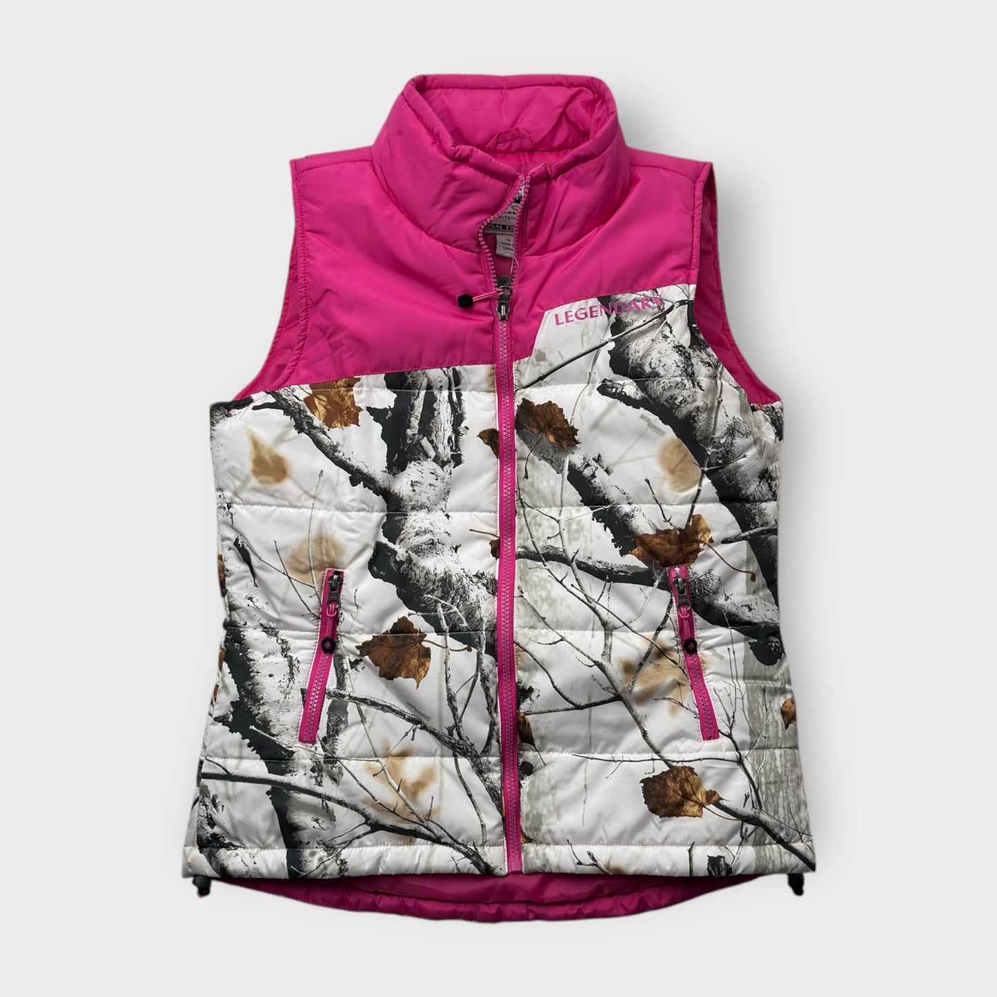 Legendary Whitetails Women's Hightail Outfitter Deer Gear Pink Vest - Size S