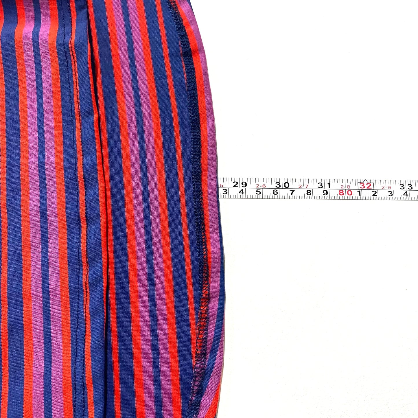 LuLaRoe Womens XXS Purple/Blue/Red Stripes Lynnae L/s Activewear Top NWT