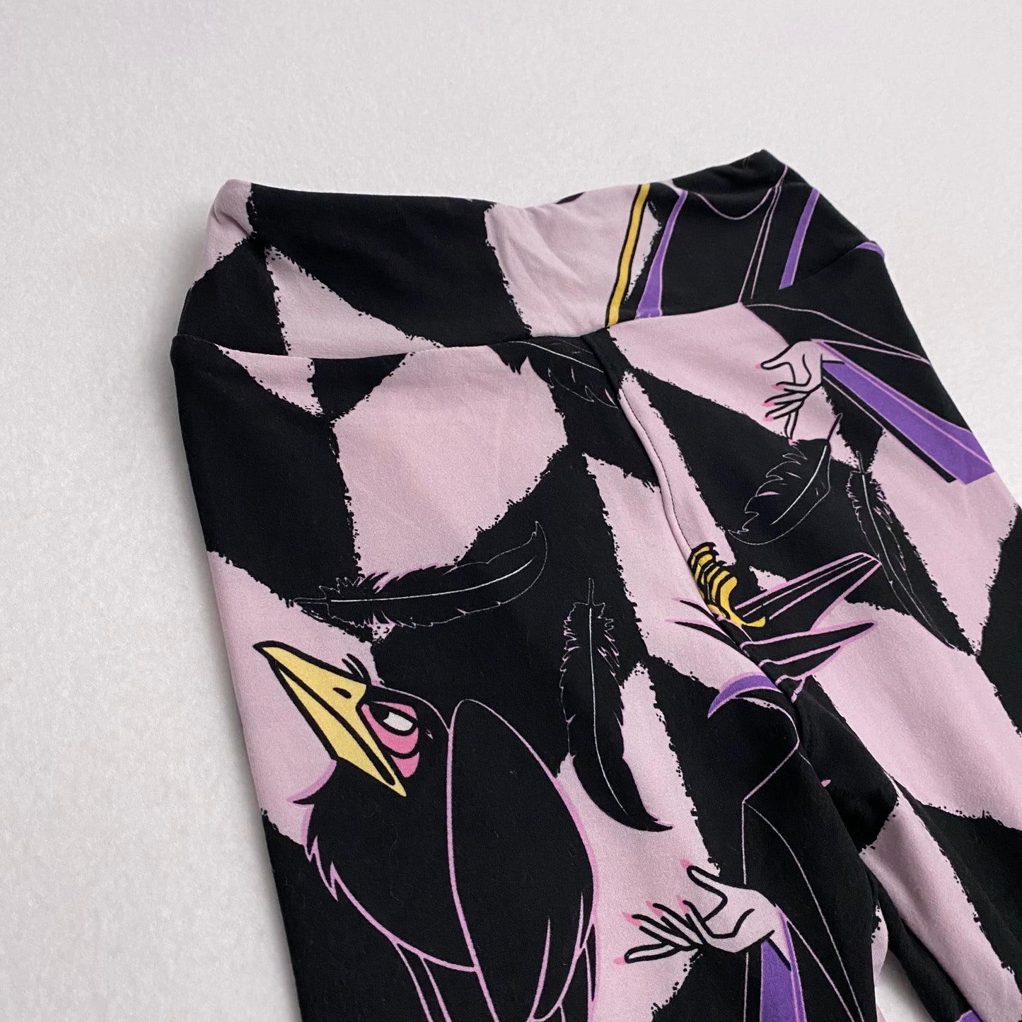 LuLaRoe Disney Juniors Leggings | Tween (00-0) | Black Maleficent & Diablo Pattern | Buttery Soft | New