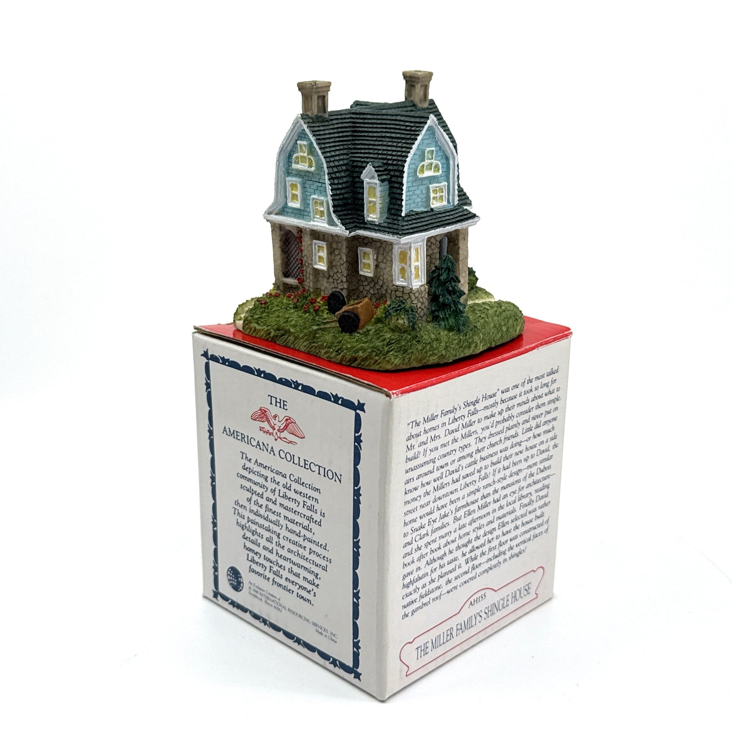 The Miller Family’s Shingle House | Liberty Falls Americana Collection - AH155 | 1998 | EUC