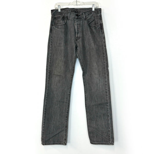 Levi Strauss | Mens 501 Original Fit Button-Fly Jeans | Color: Gray | Size: 33x31 | EUC
