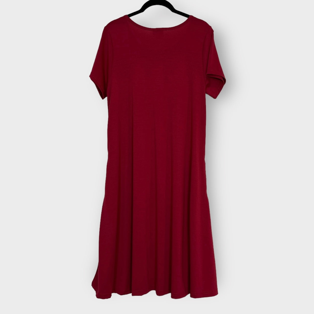 LuLaRoe Vault | JESSIE Swing Dress | Size: S (6-8) | Red | Solid | NWT