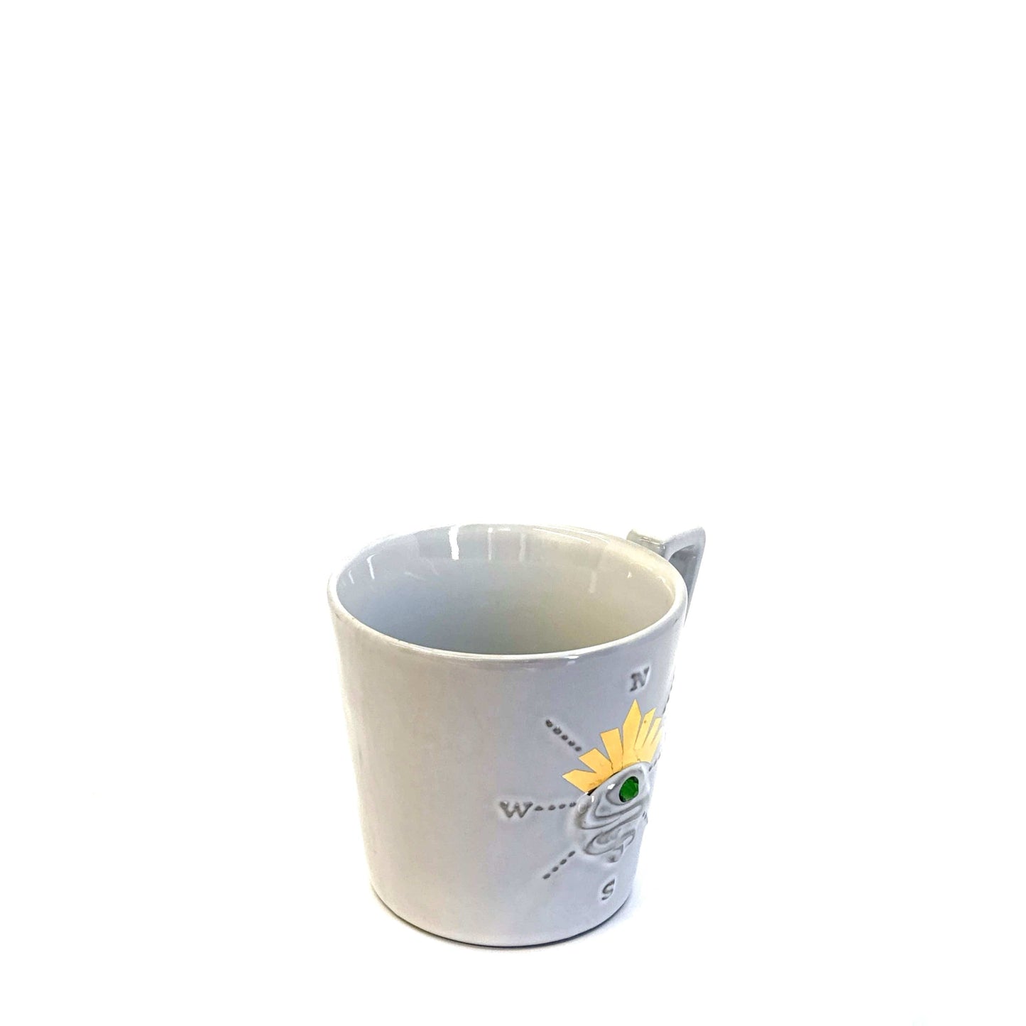 Starbucks | 2014 Anniversary ‘Sirens Eye’ Ceramic Coffee Mug | Color: Light Gray | Size: 12 fl oz