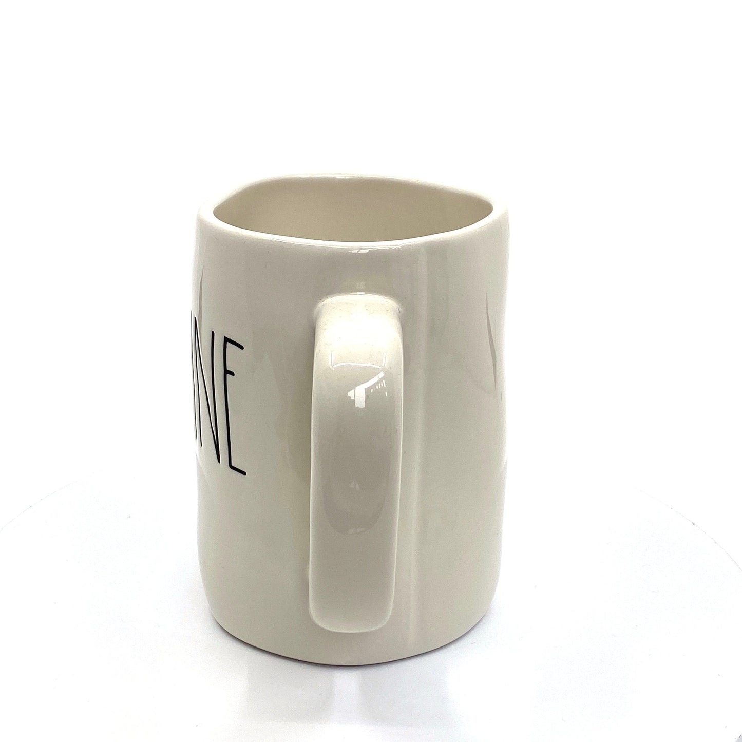 Rae Dunn Artisan Collection ‘CAFFEINE’ Large Letter White Coffee Cup Mug By Magenta