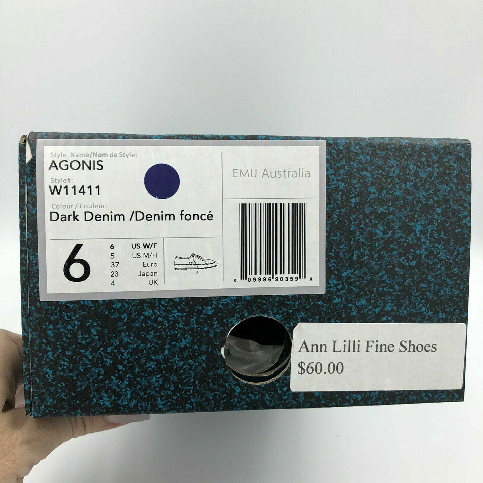 EMU Australia Womens Agonis Canvas Sneakers Shoes, Blue - Size 6 -  | Buy at Parsimony Shoppes