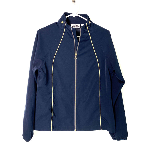 Lightweight Women s Golf Windbreaker Jacket Blue Size M Perfect for Mild Weather Parsimony Shoppes