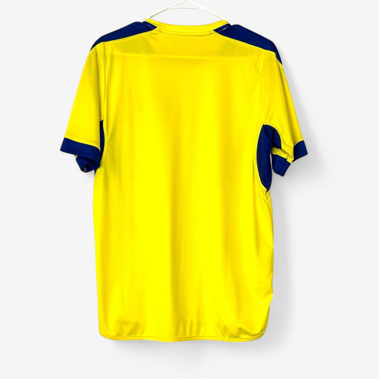 Ecuador FEF Youth Short Sleeve Jersey - Size XL - Yellow/Blue - Polyester Blend - 36" Chest