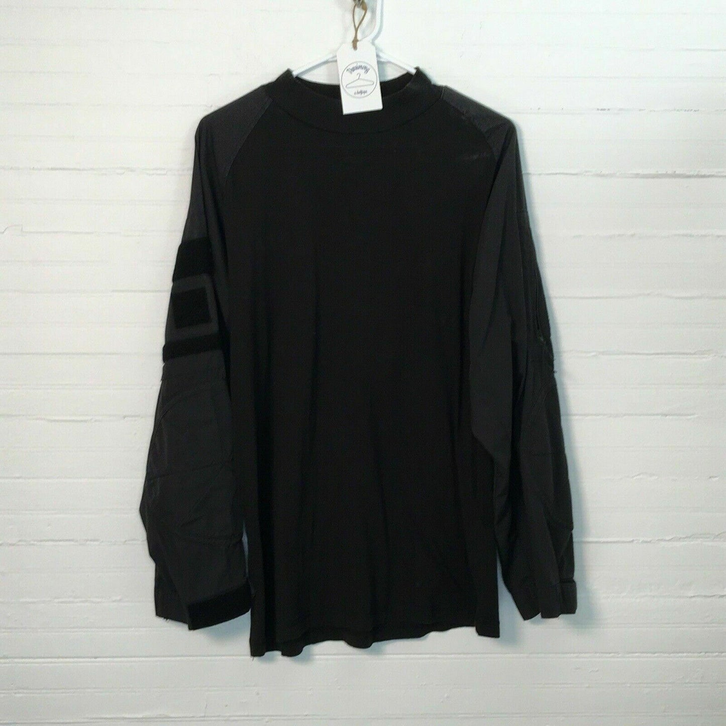 Effortless Rothco Mens Long Sleeve Mock Neck Tactical Uniform Shirt - M Black -  | Buy at Parsimony Shoppes