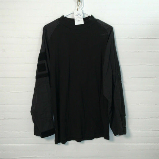 Effortless Rothco Mens Long Sleeve Mock Neck Tactical Uniform Shirt - M Black -  | Buy at Parsimony Shoppes