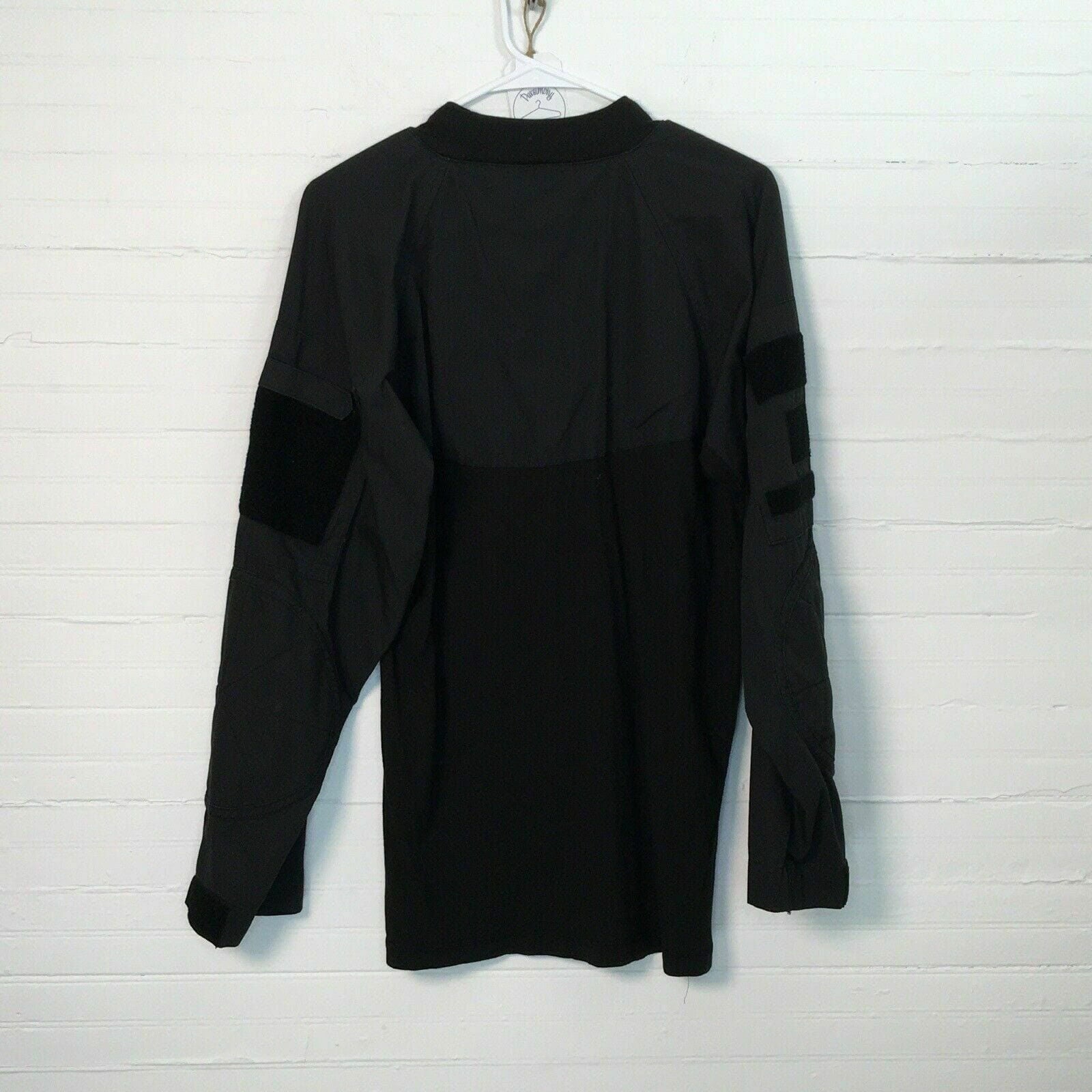 Effortless Rothco Mens Long Sleeve Mock Neck Tactical Uniform Shirt - M Black -  | Buy at Parsimony Shoppes