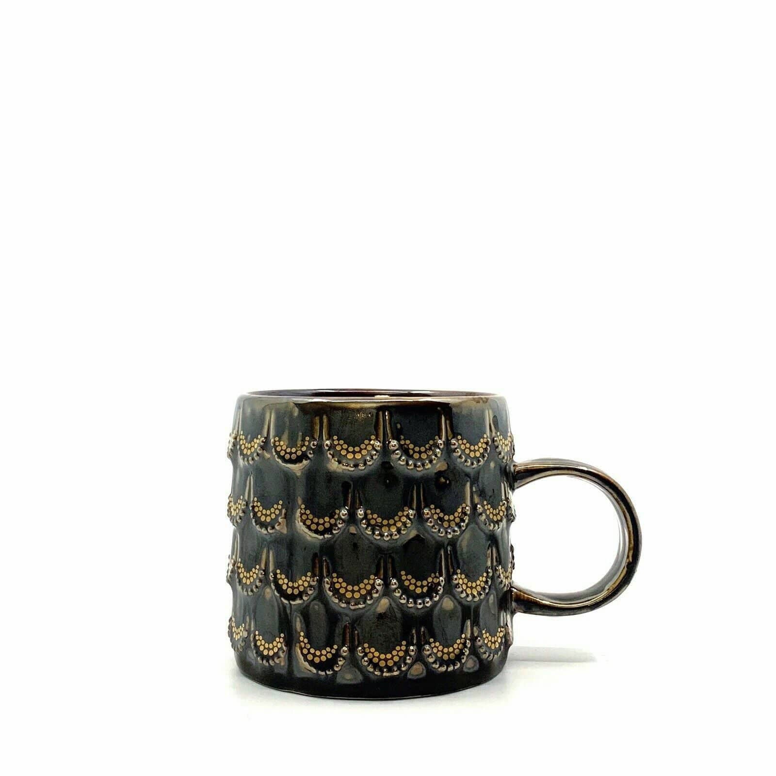 Elegant Starbucks Golden Scales Anniversary Cup - 10 fl oz, Brown/Gold, Ceramic -  | Buy at Parsimony Shoppes
