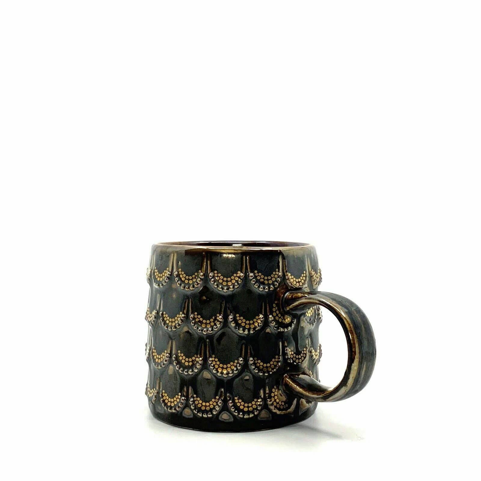 Elegant Starbucks Golden Scales Anniversary Cup - 10 fl oz, Brown/Gold, Ceramic -  | Buy at Parsimony Shoppes