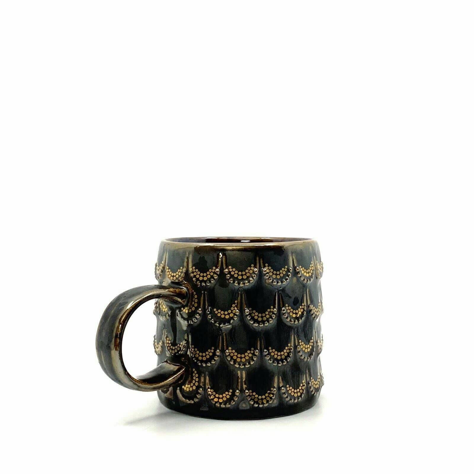 Elegant Starbucks Golden Scales Anniversary Cup - 10 fl oz, Brown/Gold, Ceramic -  | Buy at Parsimony Shoppes