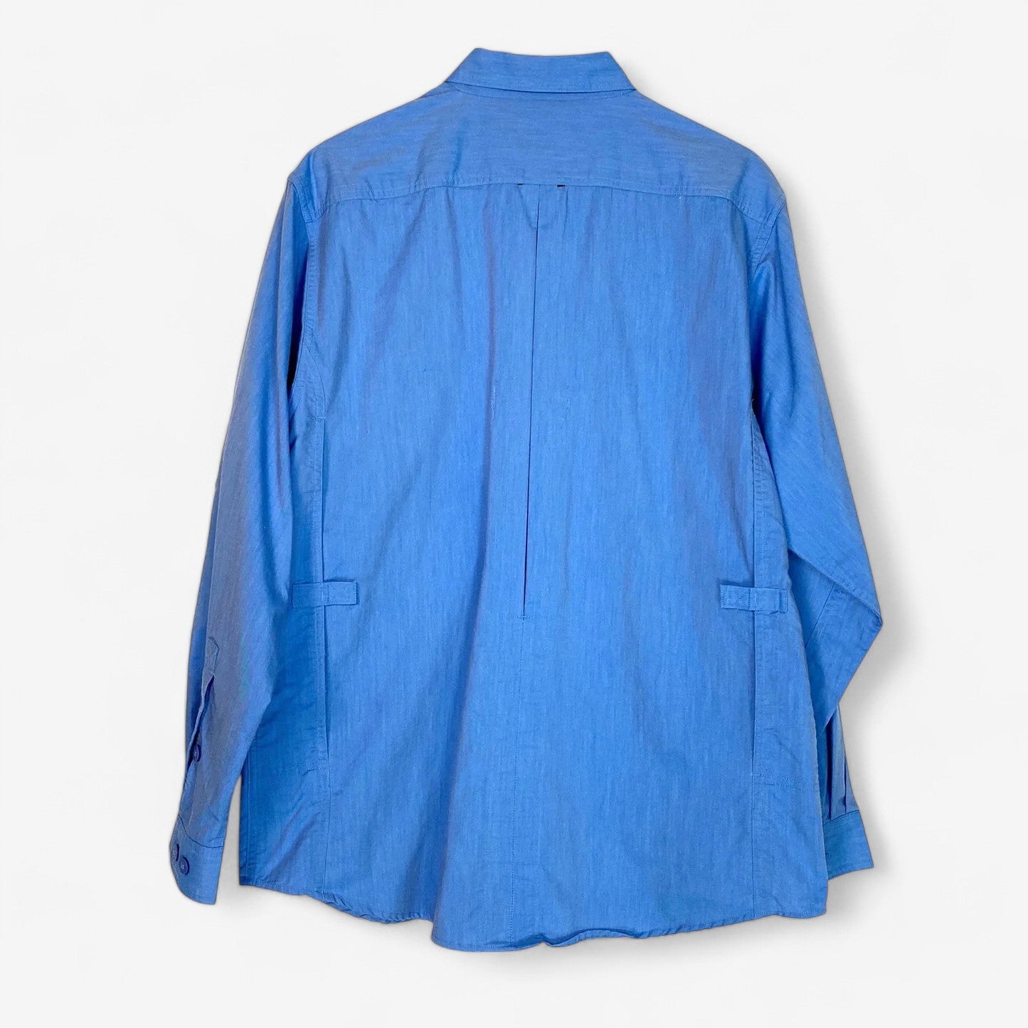 ExOfficio Men's Blue Lightweight Long Sleeve Travel Shirt - Size M