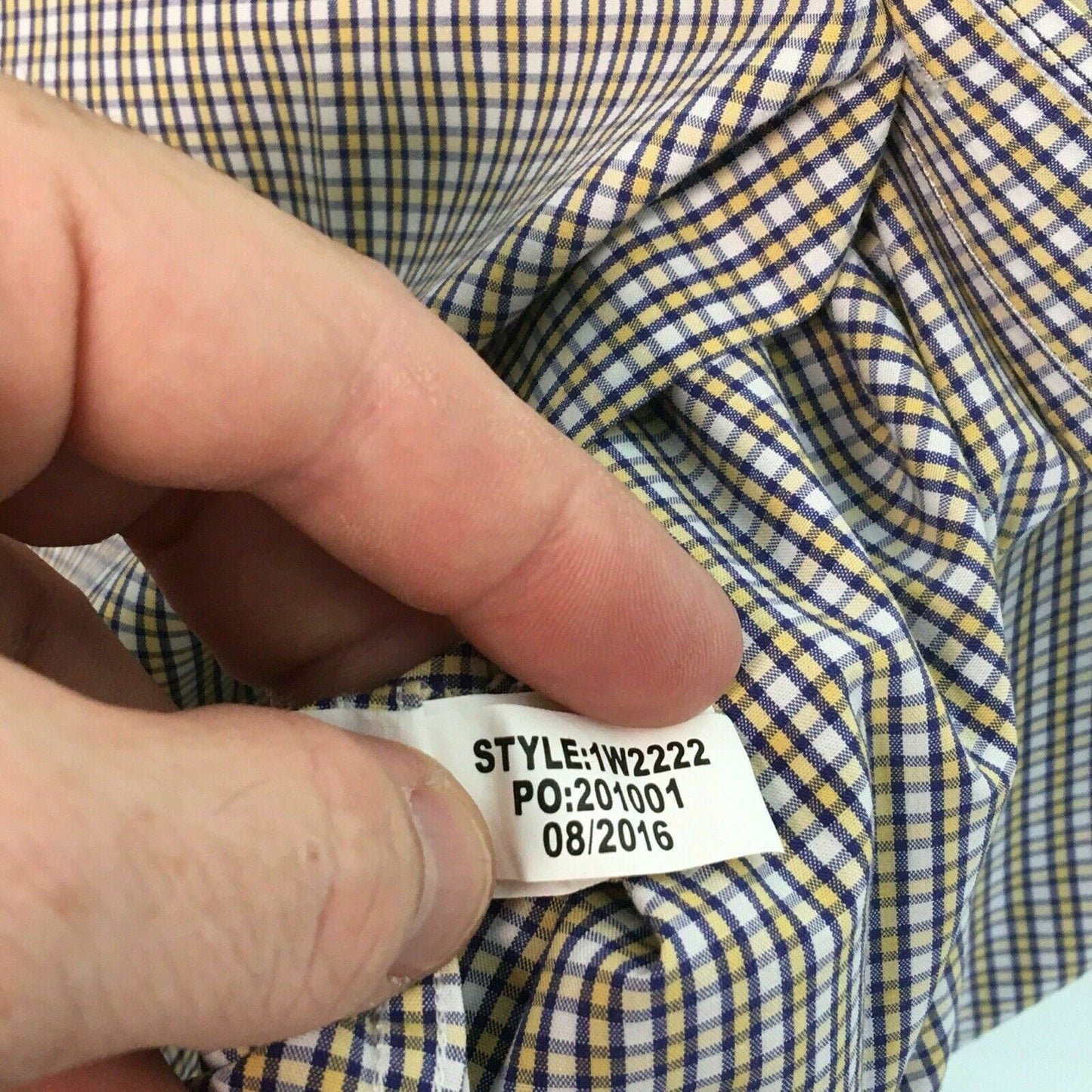 Exciting Vineyard Vines Mens Plaid Shirt Slim Fit Button-Up L/s Whale Yellow/Purple L Cotton Long Sleeve -  | Buy at Parsimony Shoppes