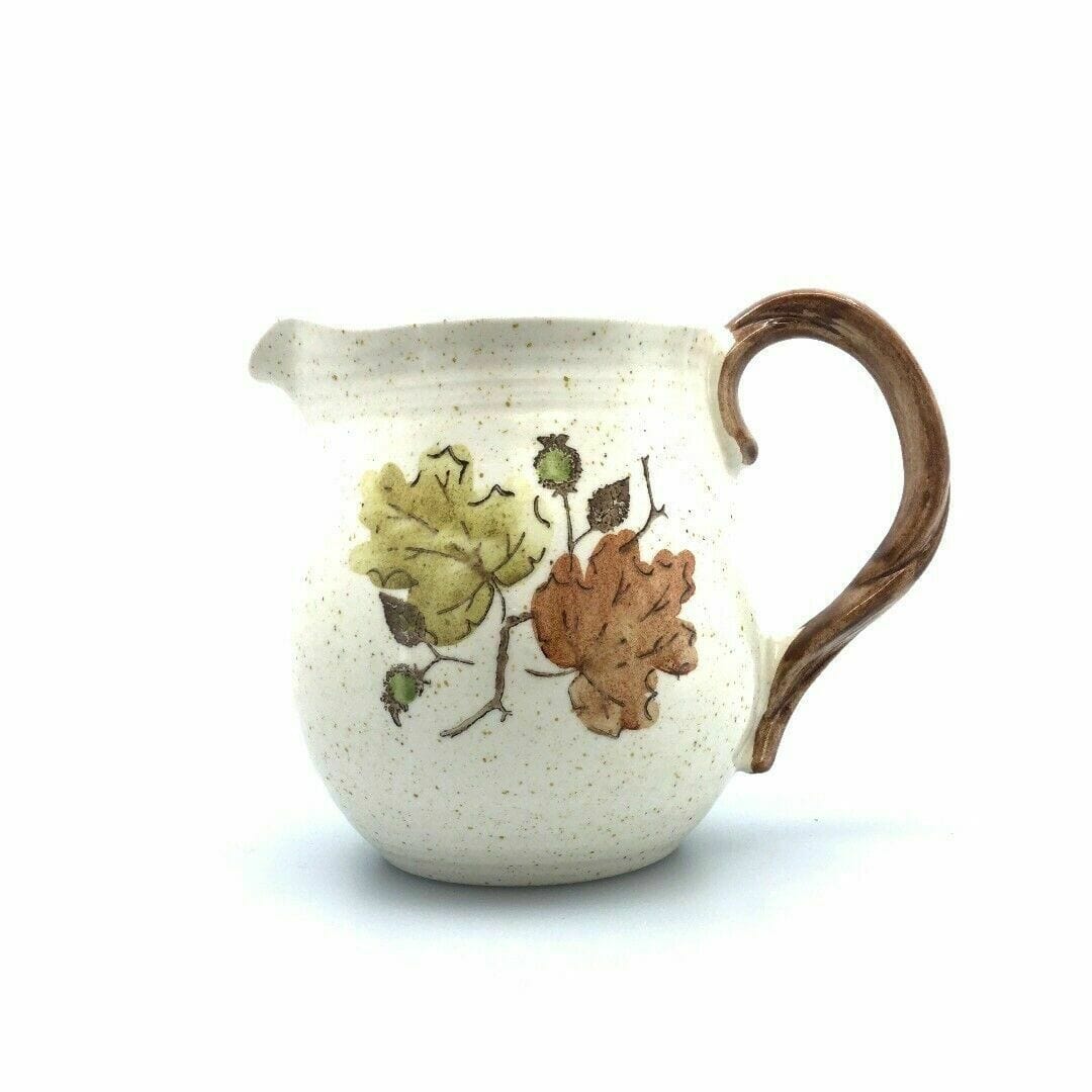 Exquisite Metlox Poppytrail WOODLAND Gold 1QT Pitcher Oak Leaf Pattern -  | Buy at Parsimony Shoppes