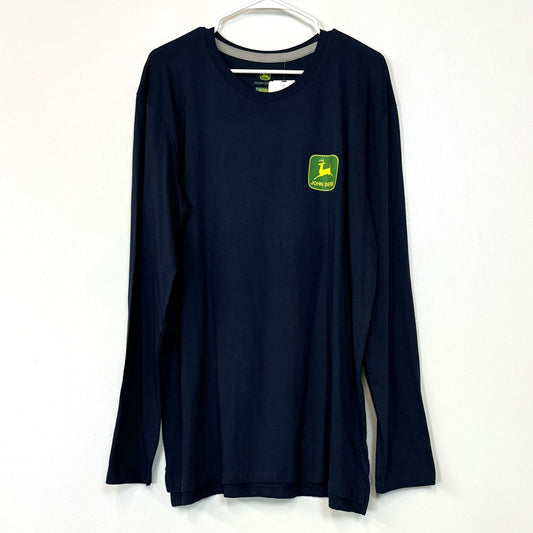 John Deere | Mens L/s Graphic T-Shirt | Color: Navy Blue | Size: XL | NWT