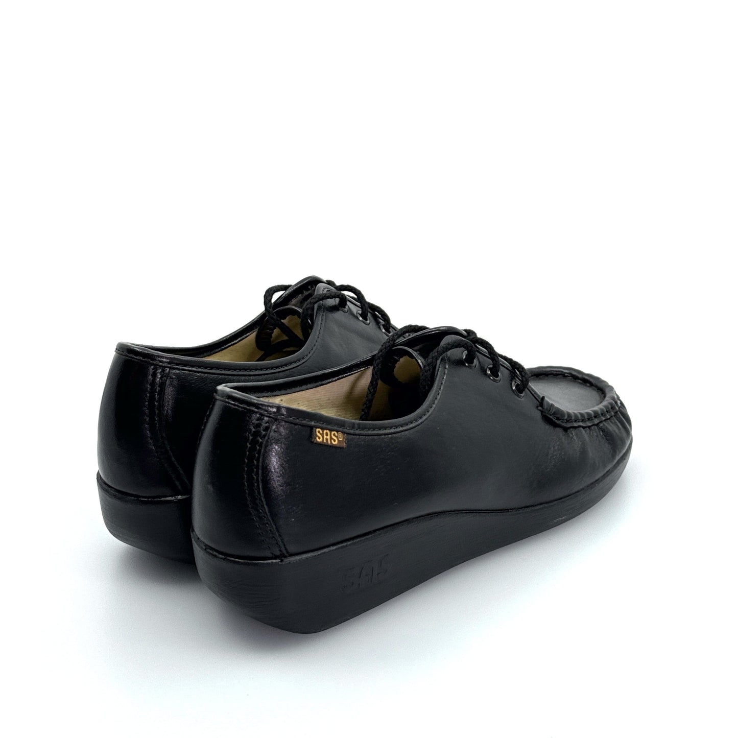 SAS | Womens Bounce Wedge Loafers | Color: Black | Size: 10N | EUC
