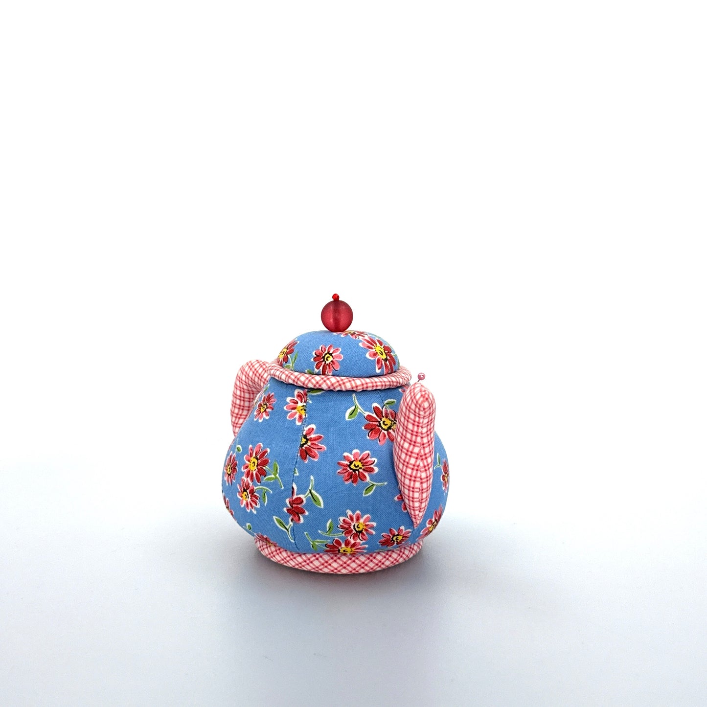 Vintage Dritz Collectible Cushions Chintz Teapot Pin Cushion Sewing Storage