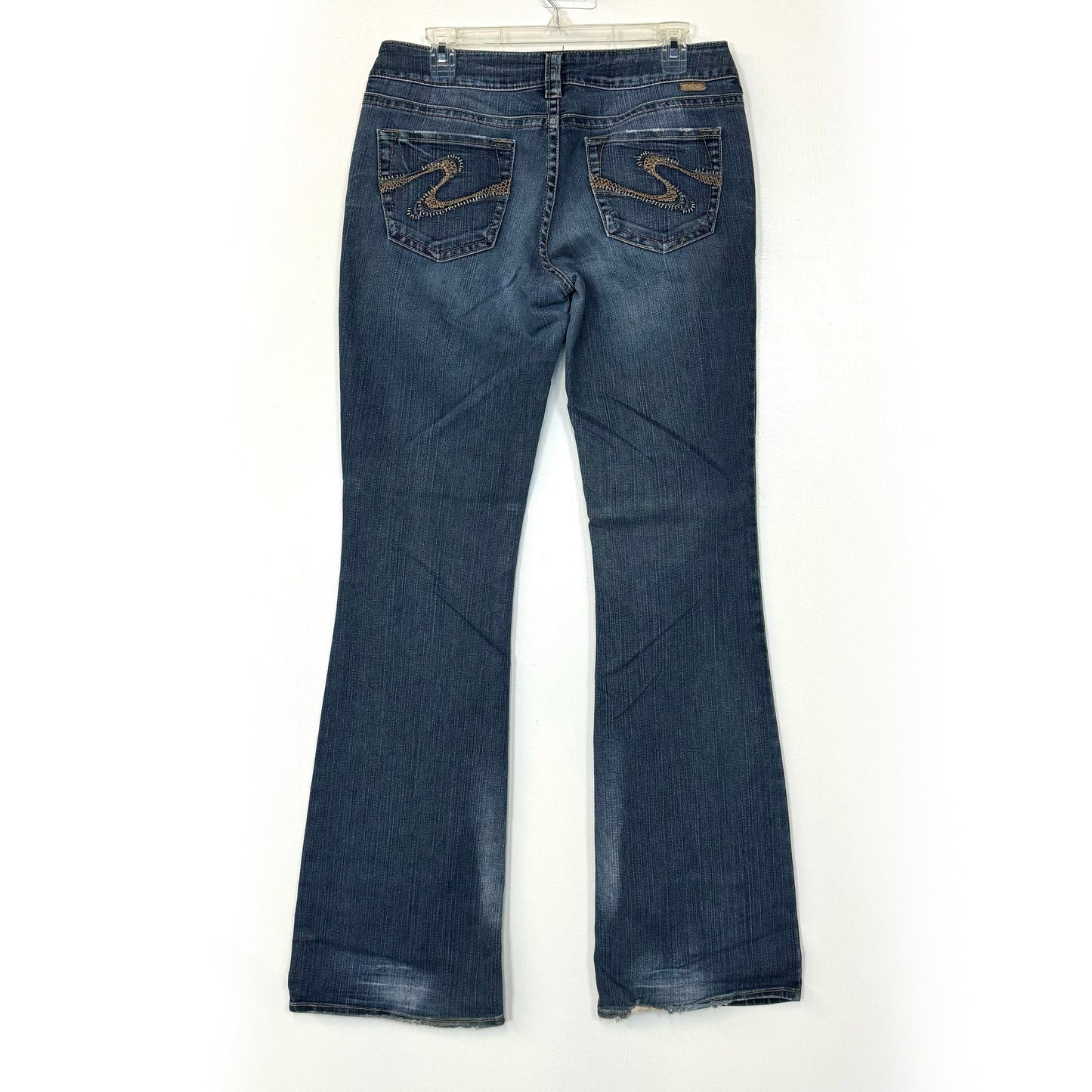 Silver Jeans | Womens Suki Denim Bootcut Jeans | Color: Blue | Size: 32