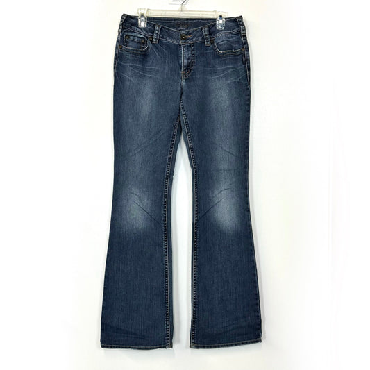 Silver Jeans | Womens Suki Denim Bootcut Jeans | Color: Blue | Size: 32