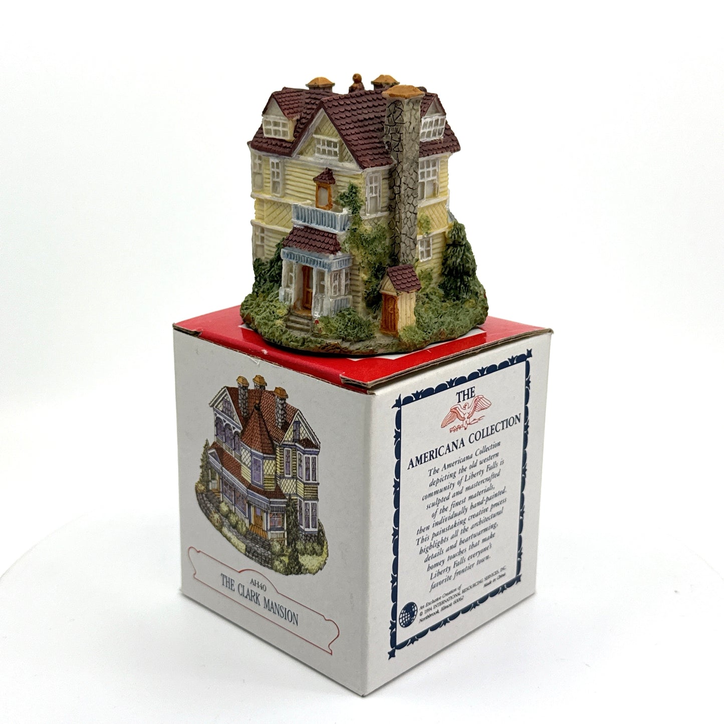 The Clark Mansion | Liberty Falls Americana Collection - AH40 | 1994 | EUC Original Box