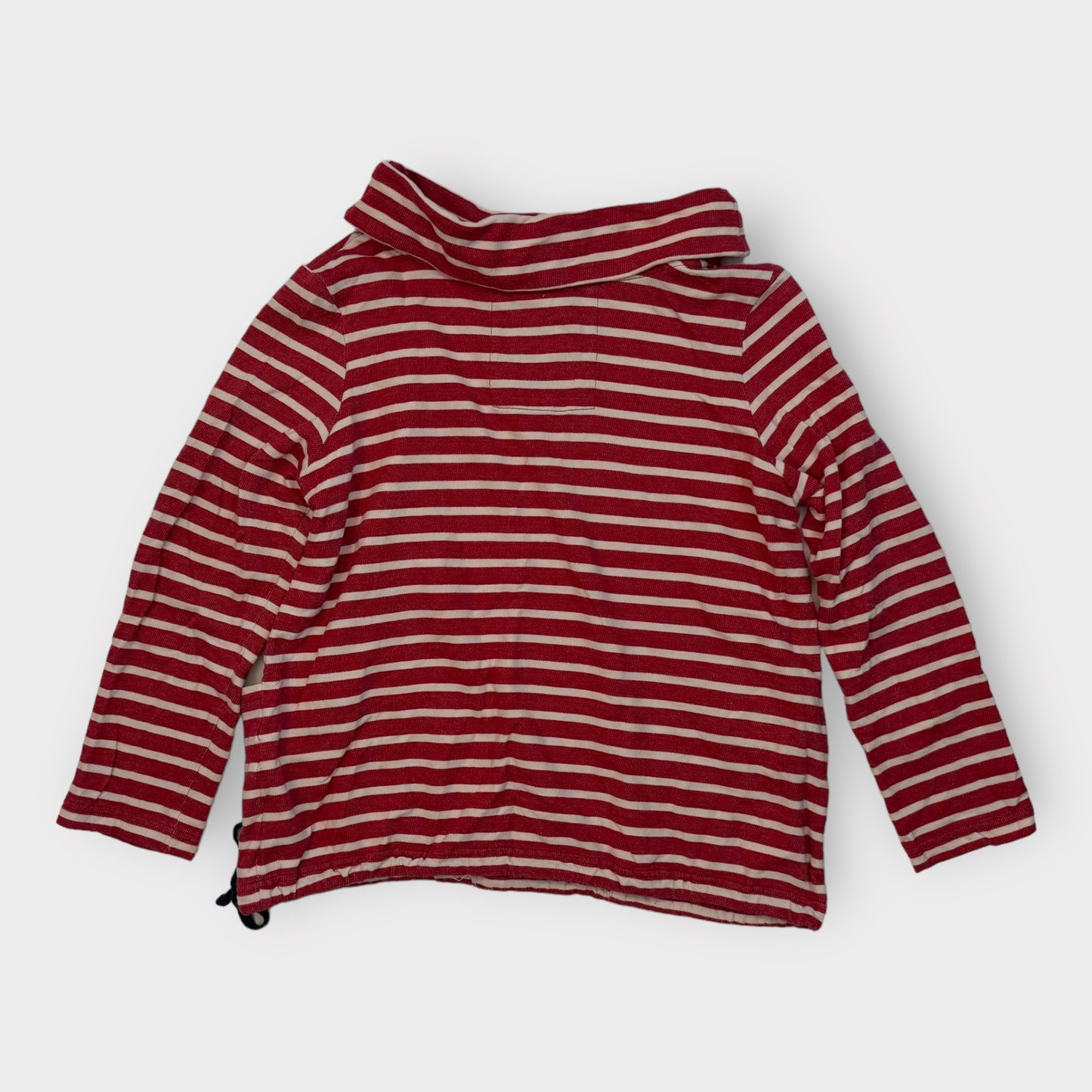 Seasalt Low Seas Sweatshirt | M | Red/White Striped | Pre-Owned VGC